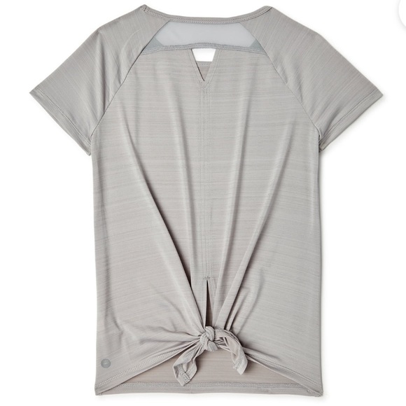 Nwt Avia Girls activewear T- shirt Tie & keyhole back pullover crew Athletic* - Picture 4 of 11